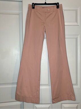 Piazza Sempione Hamptons P226 Wide Leg Cuffed Light Pink Pants IT 42 US Sz 6